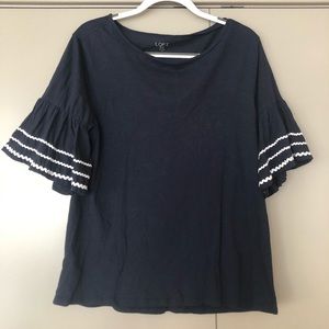 Loft Ruffle Sleeve Tee